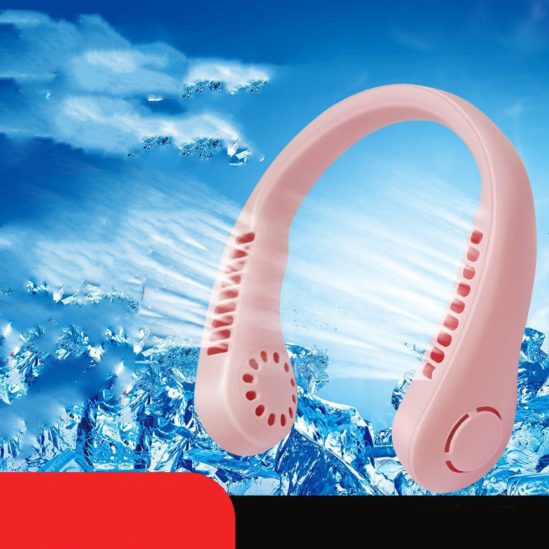 Stylish Leafless Hanging Neck Fan Usb BLYNTRA