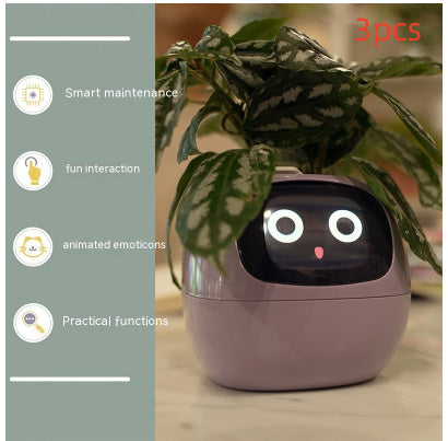 BLYNTRA Smart Planter Companion – Animated AI Plant Pot with Display BLYNTRA