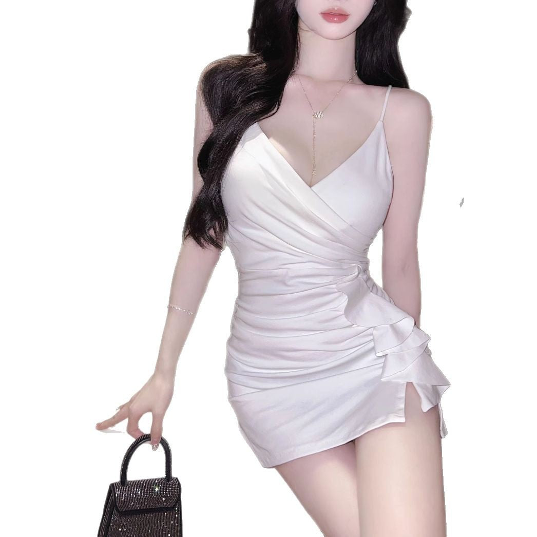 Ruffled Nightclub Skirt | Western Style Bodycon Blyntra