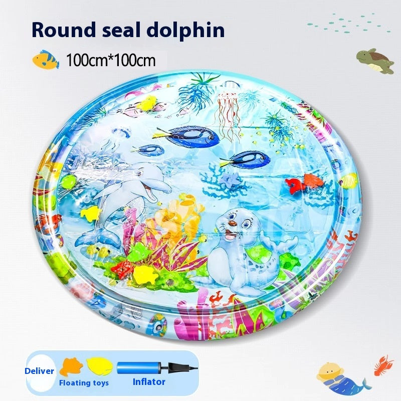 AquaChill Pet Water Cooling Bed Mat Silicone Back Scrub Bath Brush
