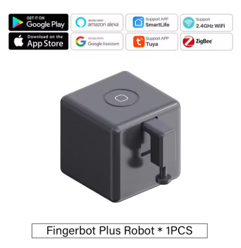 Graffiti Smart Home Bluetooth Zigbee Finger Robot Silicone Back Scrub Bath Brush