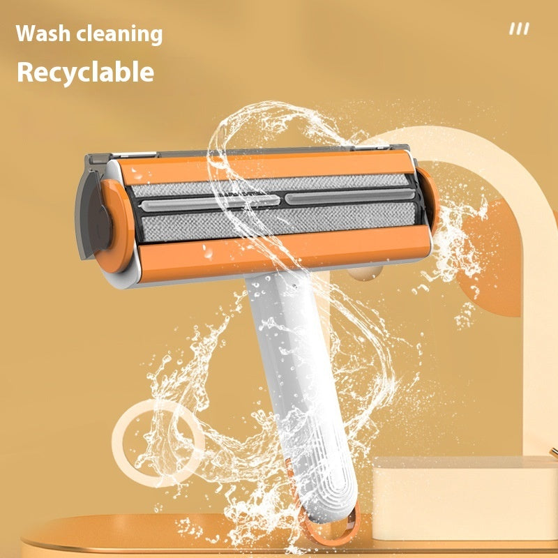 2 In 1 Pet Hair Removal Roller Multifunctional Portable Washable Hair Removal Brush Pet Supplies Silicone Back Scrub Bath Brush