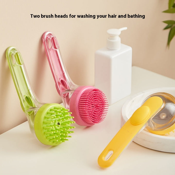 Dogs Cats Pets Brush Pet Bath Brush Cleaning Brushes Long Handle Shower Brush Pet Supplies Cat Dog Pet Grooming Comb For Pet Products SHOPPING HUB