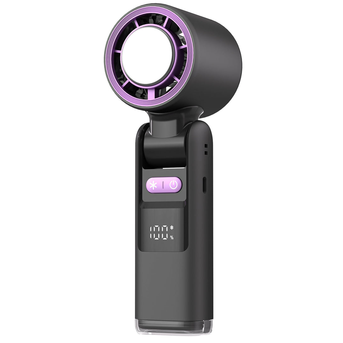 TurboChill Mini USB Fan with Digital Display Silicone Back Scrub Bath Brush