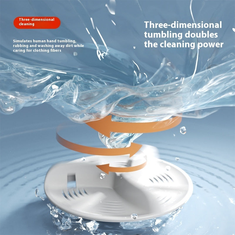 Folding Washing Machine Portable Underwear Underwear Small Washing Machine Silicone Back Scrub Bath Brush