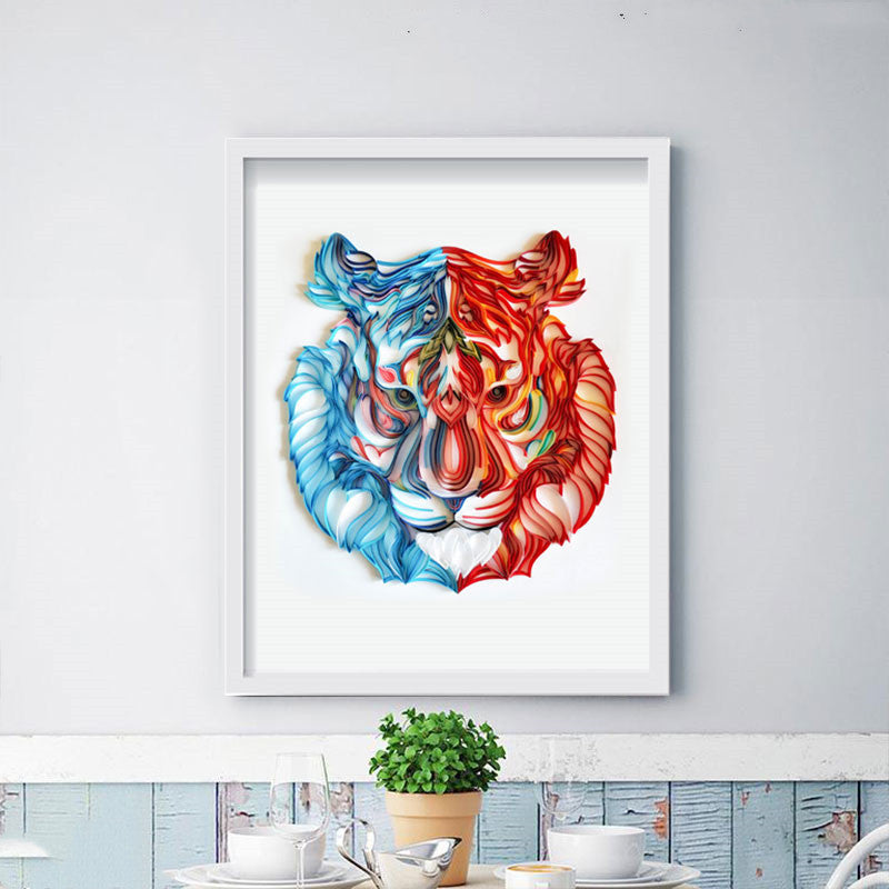 Quilted Paper Art Kit | DIY Illustration Decor Set BLYNTRA