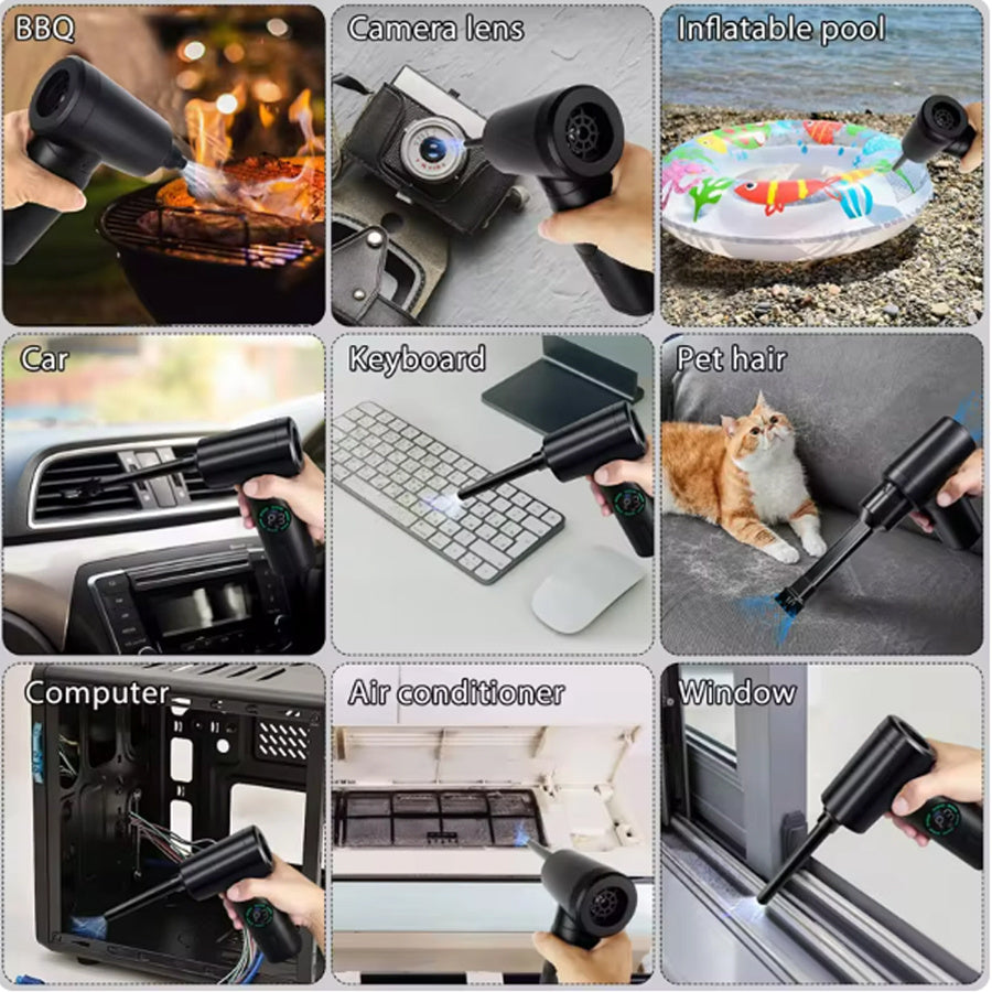 2-in-1 Air Duster & Vacuum Cleaner – 6000mAh BLYNTRA