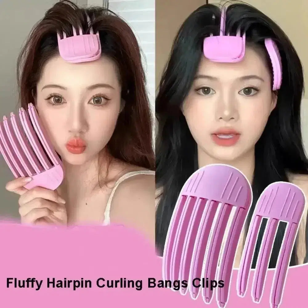 Fluffy Hairpin Curling Bangs Clips Hair Roots Volumizing Hair Clips Women Curling Fixed Shape Clips Fashion Volume Hair Roller SHOPPING HUB