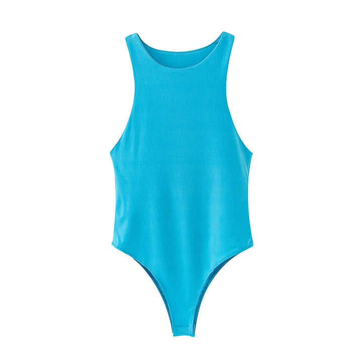 summer solid sexy bodycon women bodysuits female 4 color green slim casual  bodysuit chic lady club short playsuits femme BLYNTRA