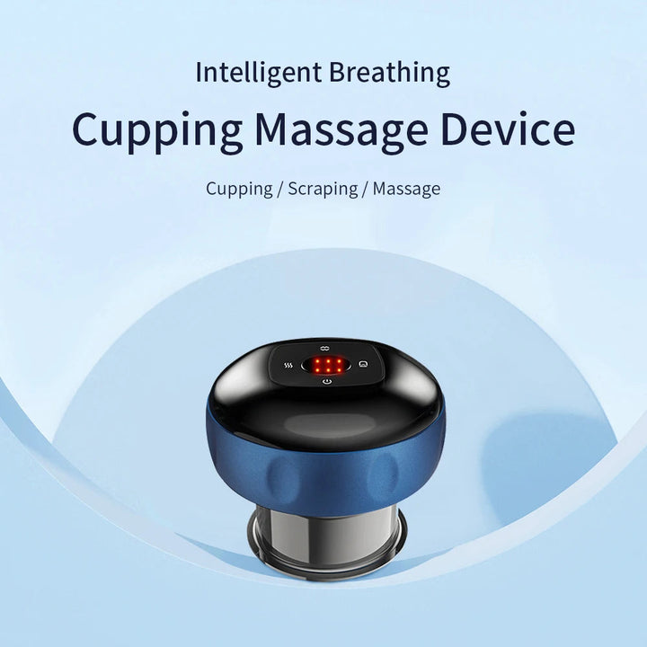 Smart Vacuum Suction Cup Cupping Therapy Massage Jars Anti-Cellulite Massager Body Cups Rechargeable Fat Burning Slimming Device BLYNTRA