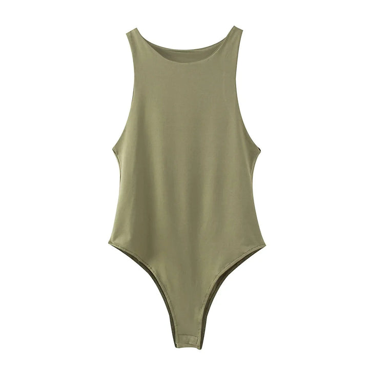 summer solid sexy bodycon women bodysuits female 4 color green slim casual  bodysuit chic lady club short playsuits femme BLYNTRA
