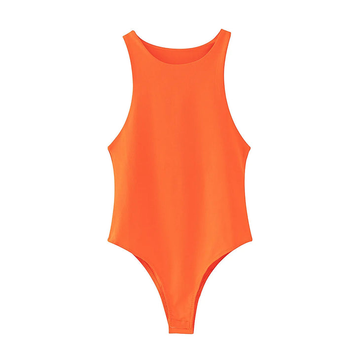 summer solid sexy bodycon women bodysuits female 4 color green slim casual  bodysuit chic lady club short playsuits femme BLYNTRA