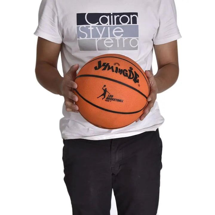 Wholesale Light Up Basketball High Brightness LED Growing Rubber Basketball Ball For Training Freestyle Performances BLYNTRA