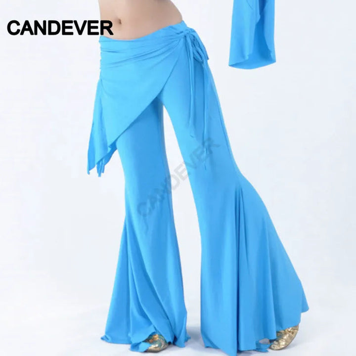 Belly Dance Costume set butterfly top Split tribal pants Performance Oriental Competition Bellydance Dancing Practice Wear Suits SHOPPING HUB