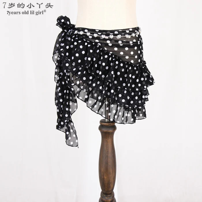 New sexy Women Performance MeshTribal Belly Overskirt Hip Scarf Belt Dancing costumes BLL111 BLYNTRA