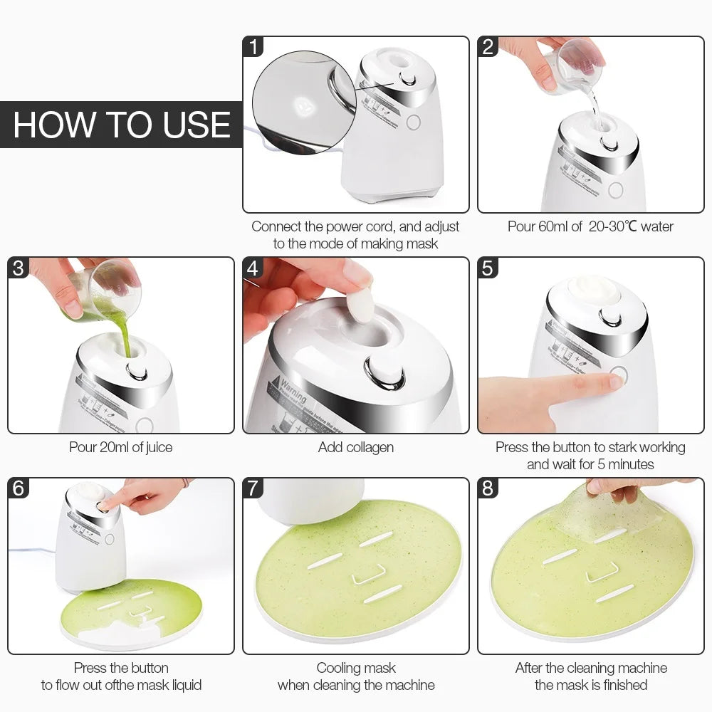 BLYNTRA Face Mask Maker Machine – DIY Natural Sheet Masks BLYNTRA