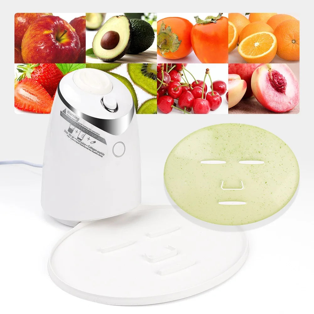 Face Mask Maker Machine Facial Treatment DIY Automatic Fruit Natural Vegetable Collagen Home Use Beauty Salon SPA Care Eng Voice BLYNTRA