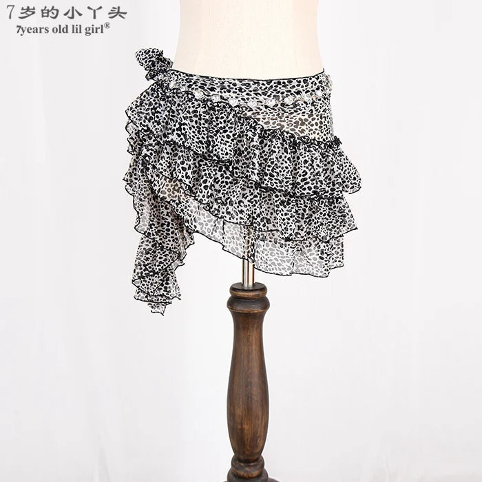 New sexy Women Performance MeshTribal Belly Overskirt Hip Scarf Belt Dancing costumes BLL111 BLYNTRA