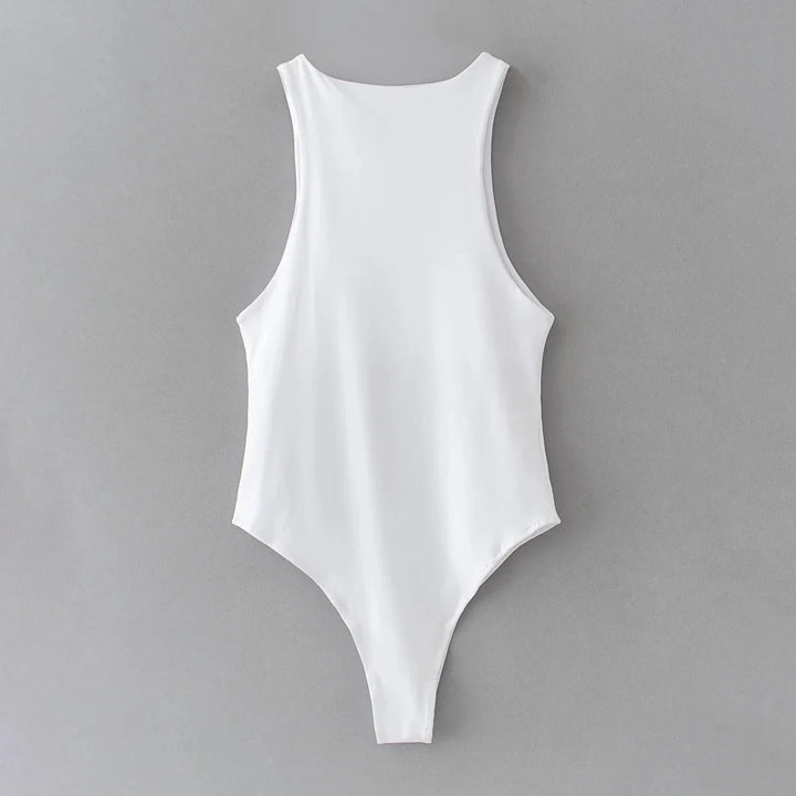 summer solid sexy bodycon women bodysuits female 4 color green slim casual  bodysuit chic lady club short playsuits femme BLYNTRA