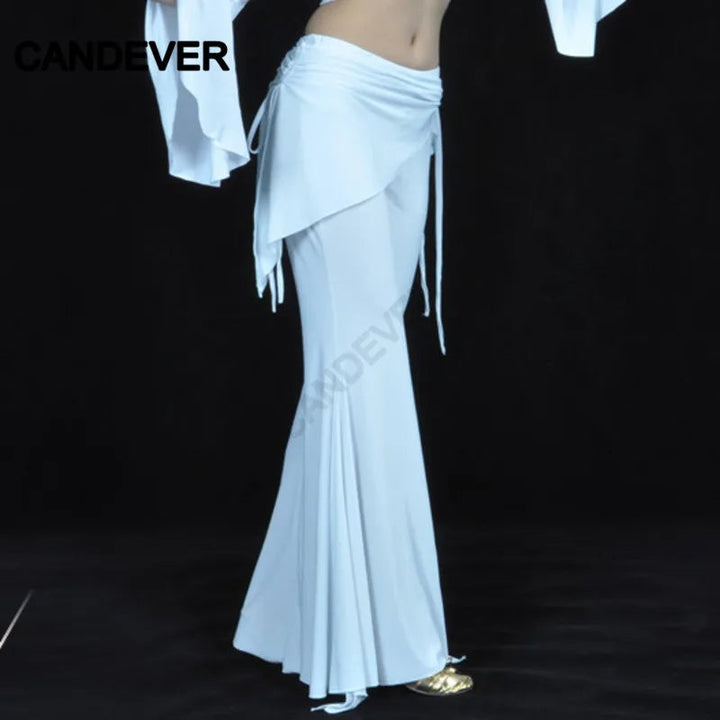 Belly Dance Costume set butterfly top Split tribal pants Performance Oriental Competition Bellydance Dancing Practice Wear Suits SHOPPING HUB