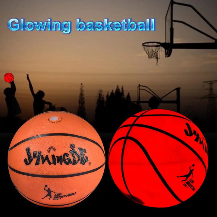 Wholesale Light Up Basketball High Brightness LED Growing Rubber Basketball Ball For Training Freestyle Performances BLYNTRA