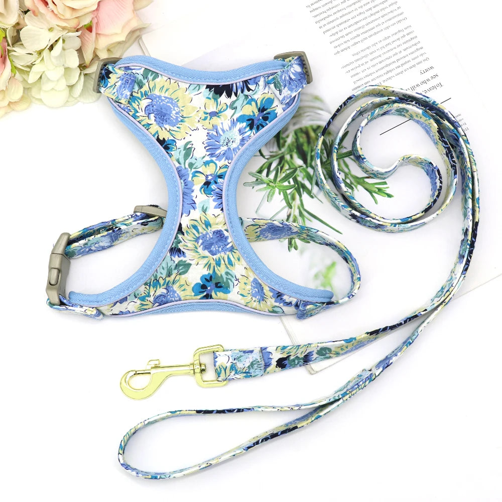 Reflective Mesh Dog Harness & Leash BLYNTRA