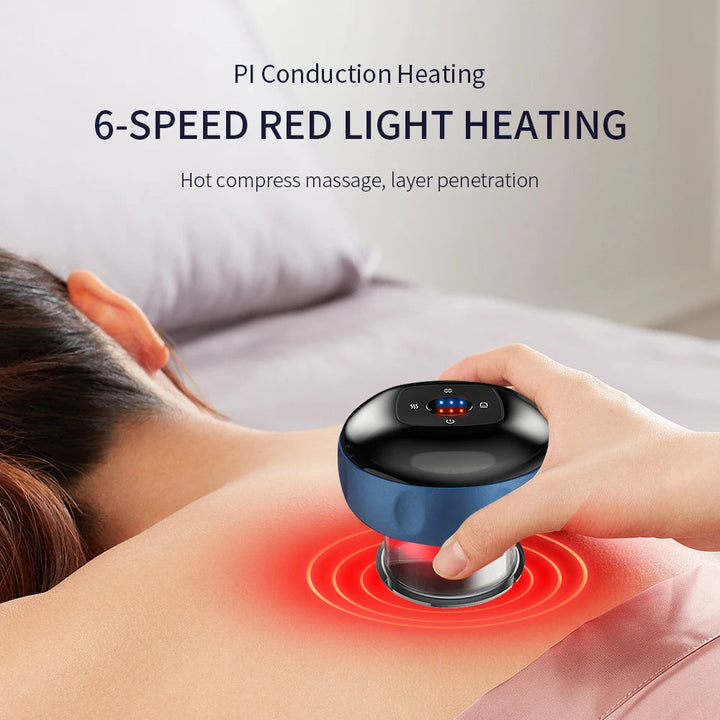 Smart Vacuum Suction Cup Cupping Therapy Massage Jars Anti-Cellulite Massager Body Cups Rechargeable Fat Burning Slimming Device BLYNTRA