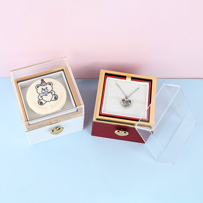 Bear Cake Flip Ring Gift Box BLYNTRA