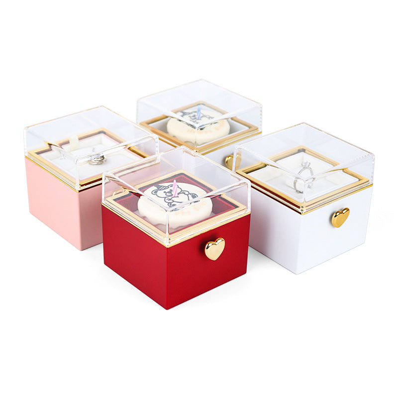 Bear Cake Flip Ring Gift Box BLYNTRA