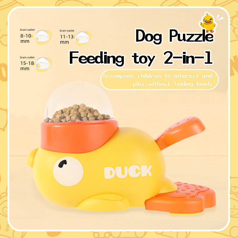 Duck Dog Puzzle Feeder | Treat Toy & Dispenser BLYNTRA