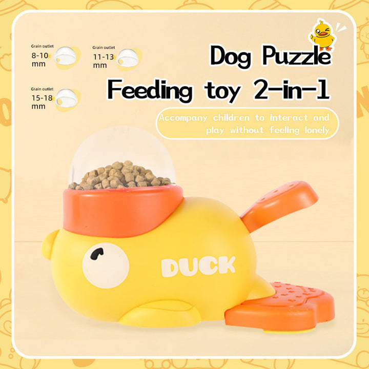 Duck Dog Puzzle Feeder | Treat Toy & Dispenser BLYNTRA
