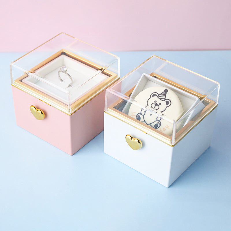Bear Cake Flip Ring Gift Box BLYNTRA