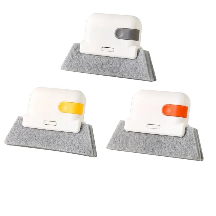 3pc Window Cleaning Brush Windowsill Groove Deadend Cabinet Crevice Brush Removable Household Multifunctional Cleaning Tools SHOPPING HUB