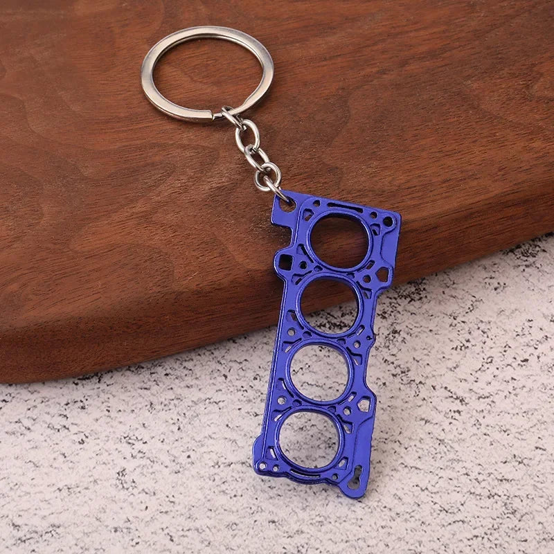 Creative Gear Head Keychain Speed Gearbox Keyring for Car Key Turbo Hub Brake Disc Pendant Shock Absorber Keys Holder Chain Ring BLYNTRA