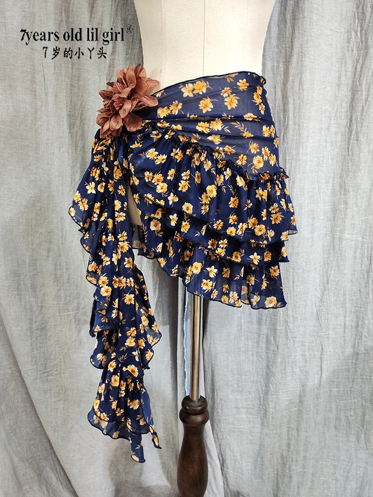 Sexy Tribal Belly Dance Hip Scarf Skirt BLYNTRA
