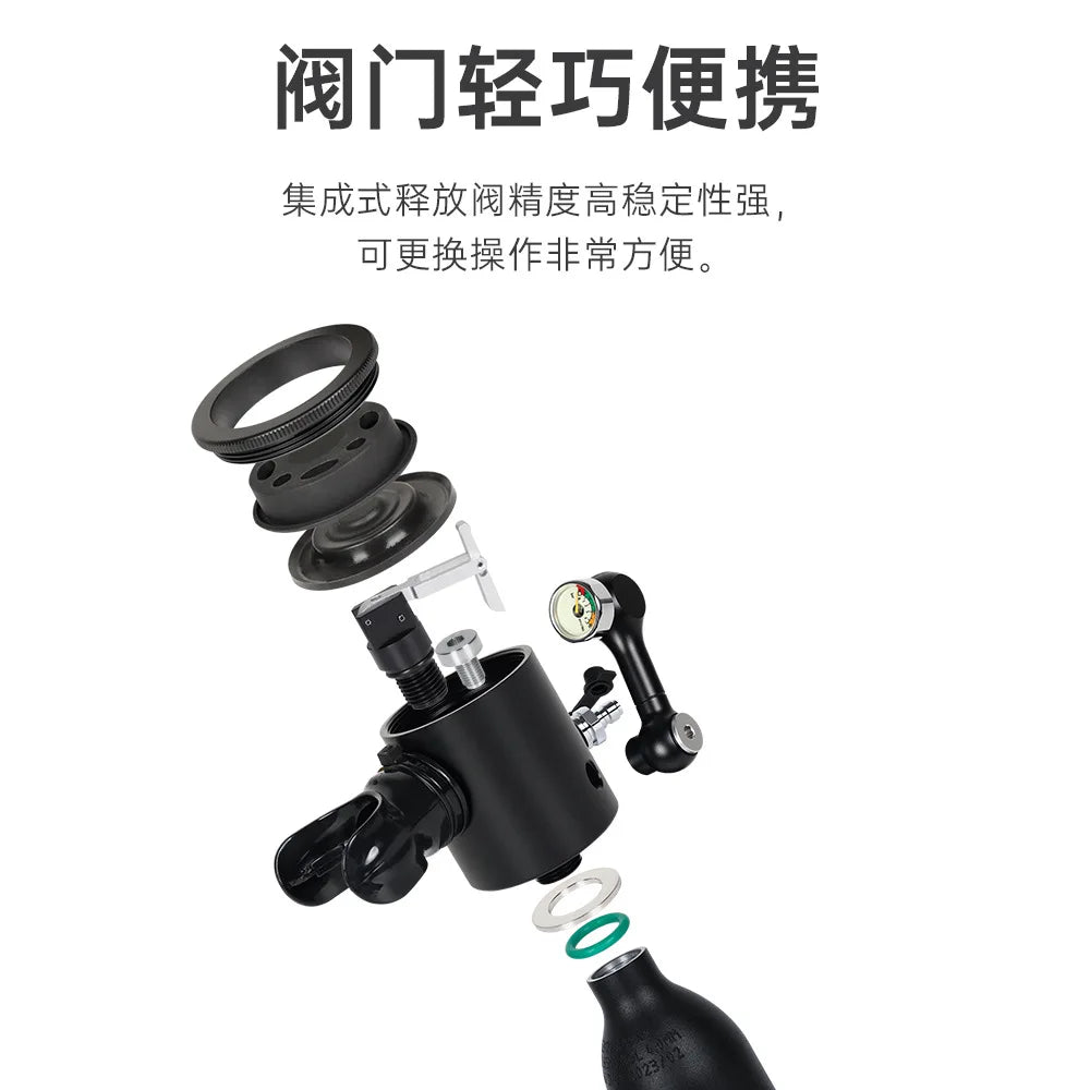 Snorkeling Mask with Mini Scuba Oxygen Tank BLYNTRA