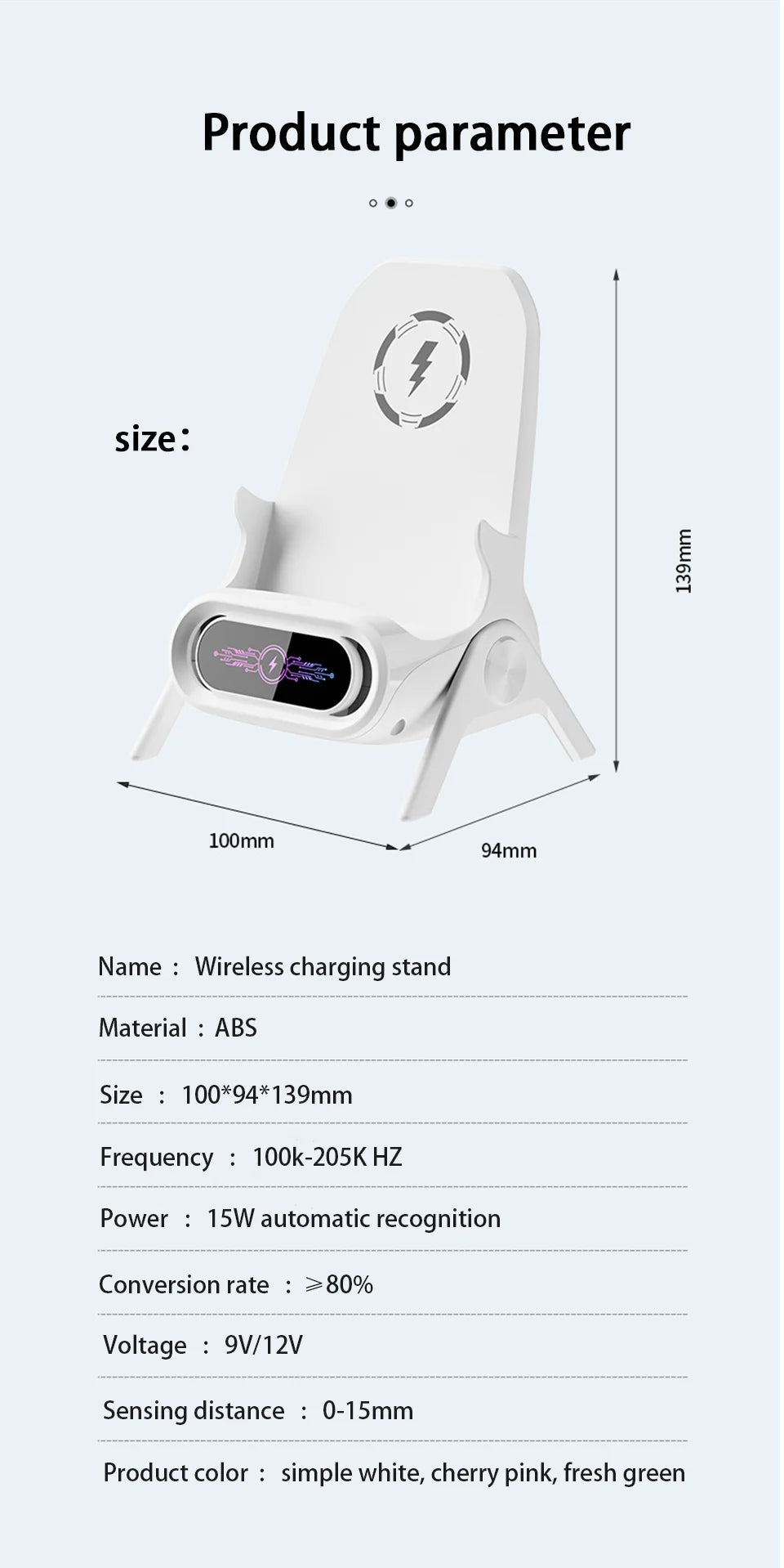 3-in-1 Fast Charger Mini Chair Phone Stand BLYNTRA