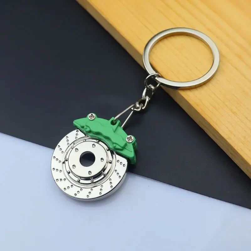 Creative Gear Head Keychain Speed Gearbox Keyring for Car Key Turbo Hub Brake Disc Pendant Shock Absorber Keys Holder Chain Ring BLYNTRA