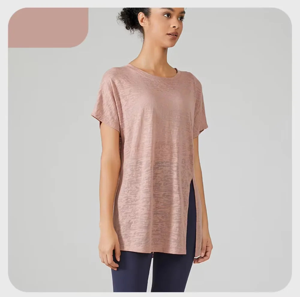 Women's Gym Clothing Summer Yoga Shirts & Blouses Fitness Sport Running T-shirt Female Short Sleeve Workout Sporty Woman Top BLYNTRA