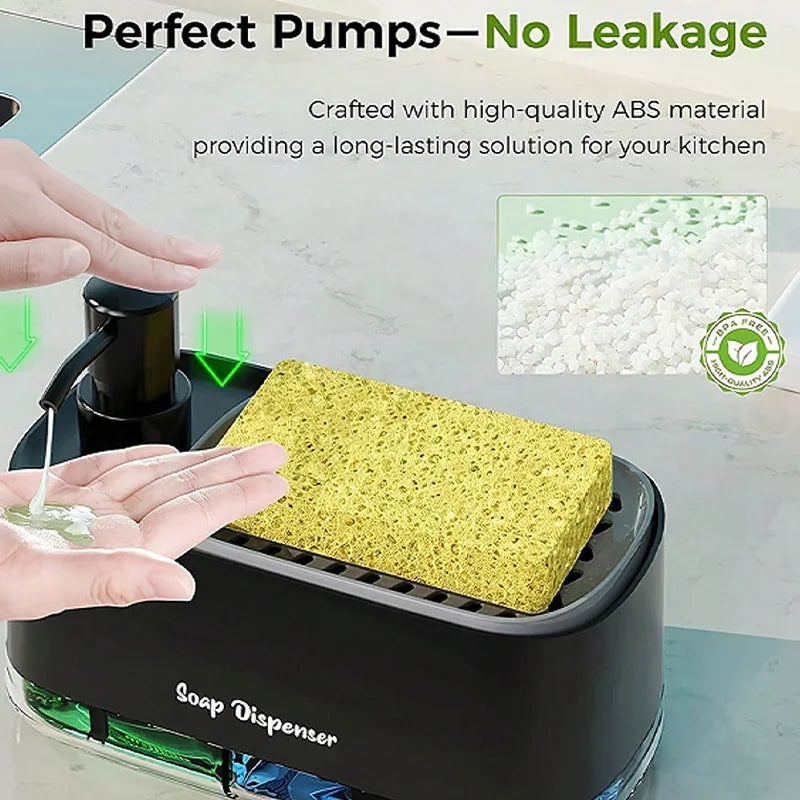 2-in-1 Soap Dispenser with Sponge Holder BLYNTRA