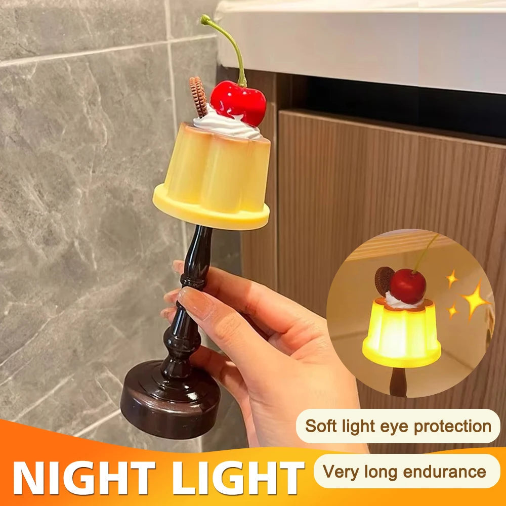 BLYNTRA Kawaii Pudding Night Light – LED Desk & Bedside Lamp BLYNTRA