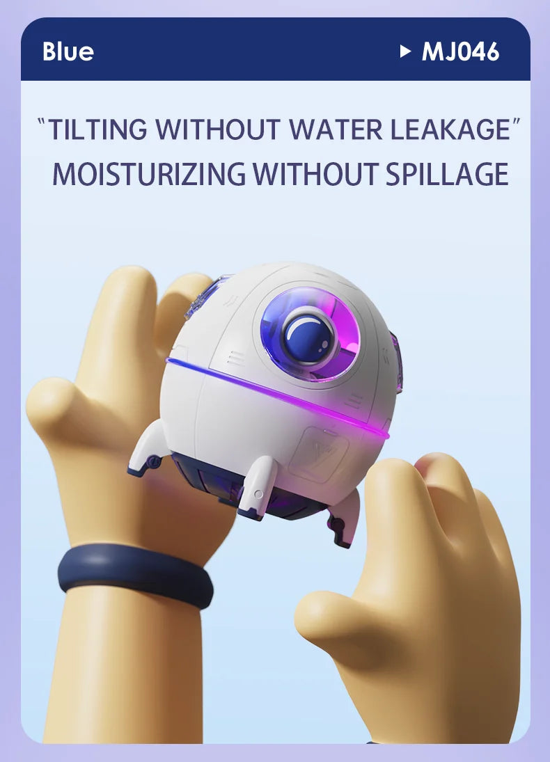 Portable Astronaut Humidifier with LED Light & Aroma Diffuser by BLYNTRA BLYNTRA