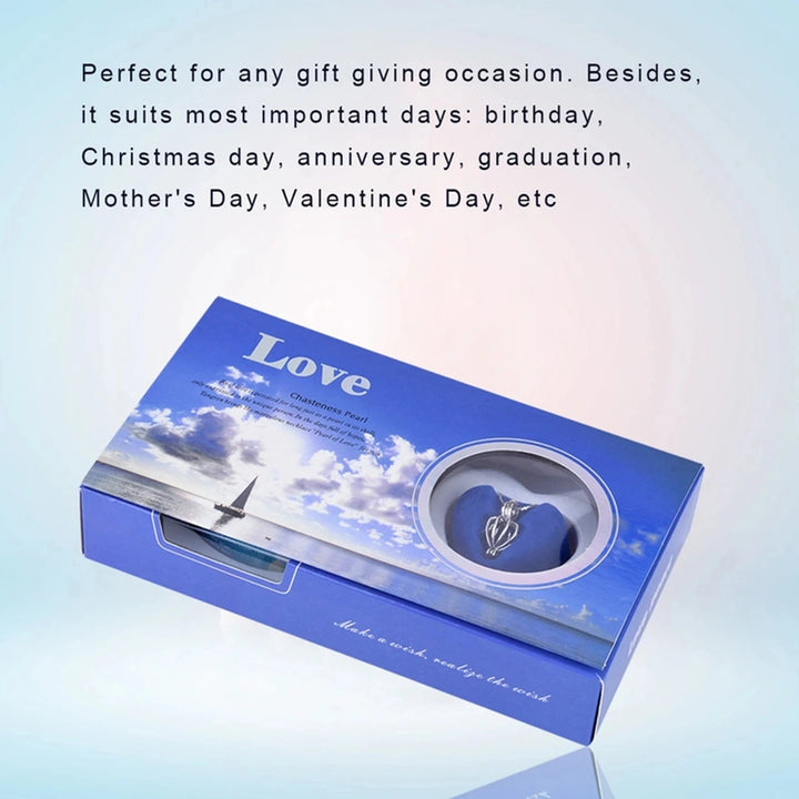 Wish Pearl Necklace Kit Innovative Wish Pearl Necklace Kit With Pendant Cage Monther's Day Valentine's Day Christmas Gifts BLYNTRA