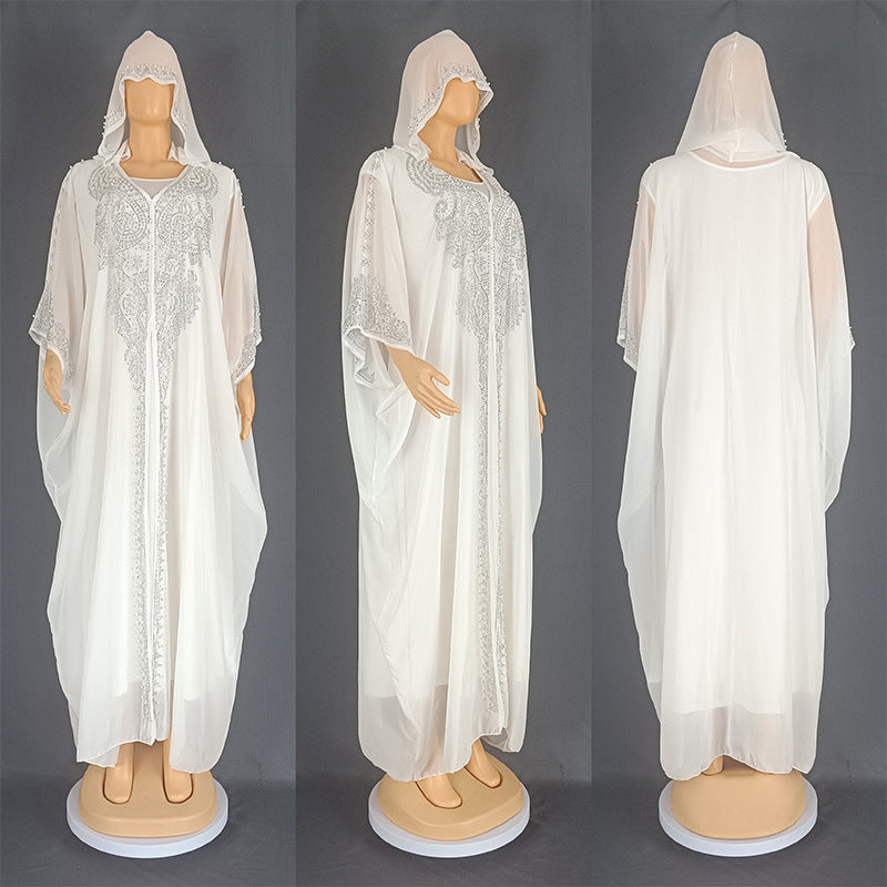 NoorLuxe Diamond Abaya Set SHOPPING HUB