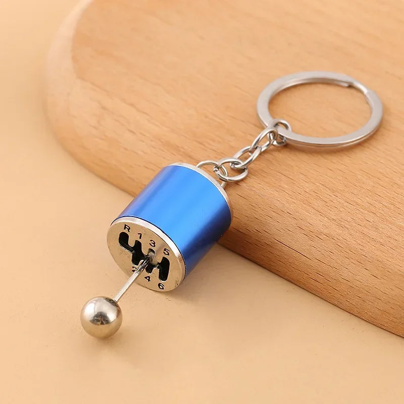 Creative Gear Head Keychain Speed Gearbox Keyring for Car Key Turbo Hub Brake Disc Pendant Shock Absorber Keys Holder Chain Ring BLYNTRA