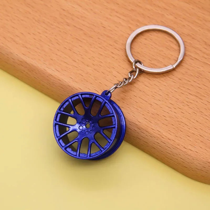 Creative Gear Head Keychain Speed Gearbox Keyring for Car Key Turbo Hub Brake Disc Pendant Shock Absorber Keys Holder Chain Ring BLYNTRA