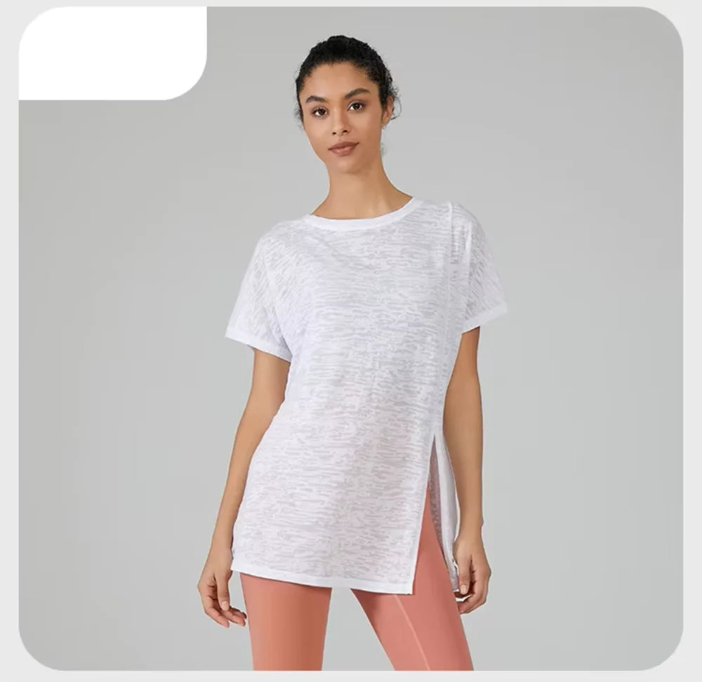Women's Gym Clothing Summer Yoga Shirts & Blouses Fitness Sport Running T-shirt Female Short Sleeve Workout Sporty Woman Top BLYNTRA