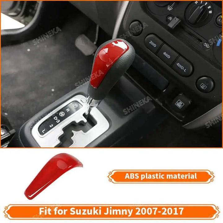 SHINEKA Car Red Interior & Exterior Decoration Cover fit for Suzuki Jimny 2007 2008 2009 2010 2011 2012 2013 2014 2015 2016 2017 BLYNTRA