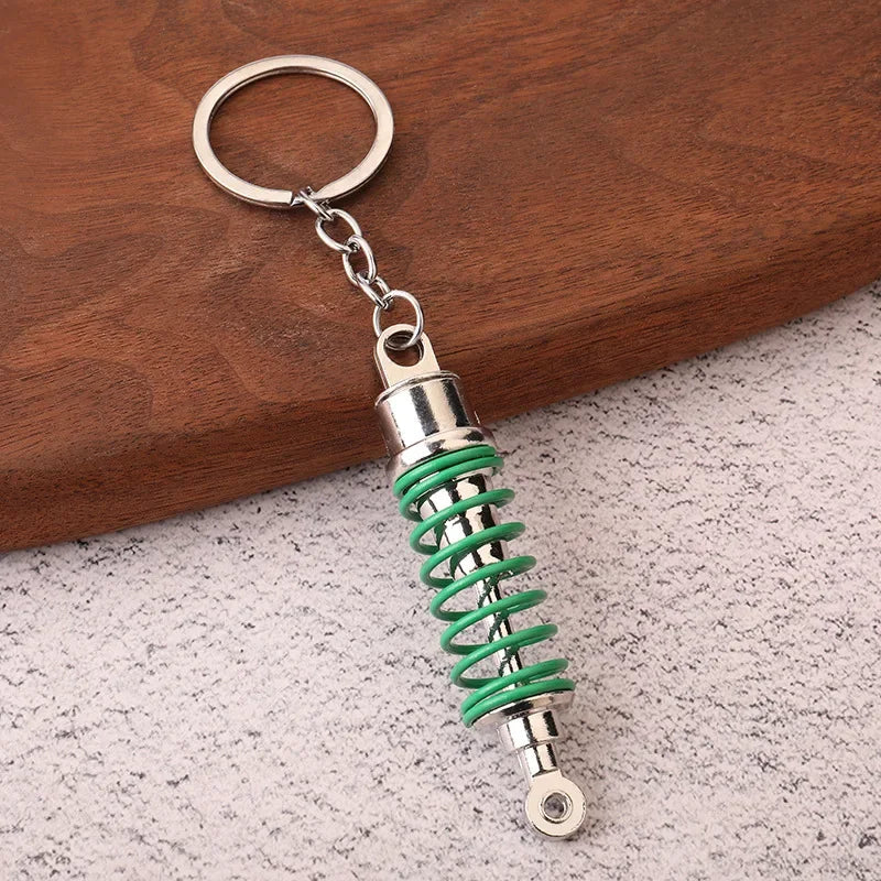 Creative Gear Head Keychain Speed Gearbox Keyring for Car Key Turbo Hub Brake Disc Pendant Shock Absorber Keys Holder Chain Ring BLYNTRA