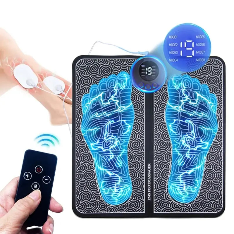 BLYNTRA Foot Massage Stimulation Pad  Lightweight Relief Remote 